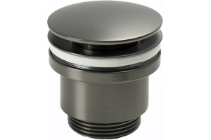 Смеситель Lemark Bronx LM3737GM для умывальника средний, монолитный, графит - 2