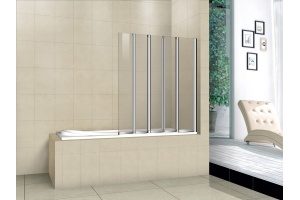 Шторка на ванну Cezares Pratico V5 120/140 P Cr L - 3