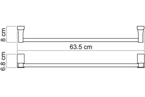 Полотенцедержатель Wasserkraft Leine K-5030 - 3