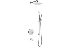 Душевой комплект встраиваемый Black&White Universell хром