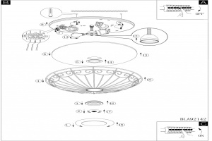 Накладной светильник Eglo Colti 92142 - 2