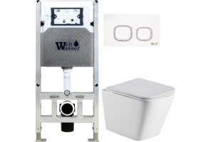 Комплект Weltwasser AMBERG 506 ST + GELBACH 004 GL-WT + AMBERG RD-WT (10000006866)