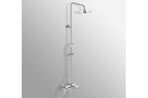 BC749AA душевая система Idealrain Eco Cerafine O с настенным смесителем для ванны CERAFIN (хром) - 2