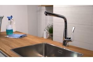 Смеситель Hansgrohe Metris 14822000 для кухонной мойки - 2