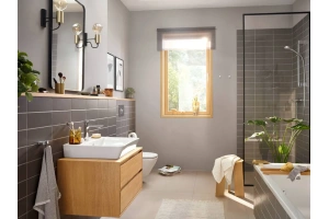 Смеситель для раковины Hansgrohe Rebris E с донным клапаном хром - 2