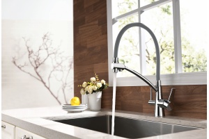 Смеситель Lemark Comfort для кухонной мойки LM3071C-Gray - 3