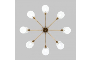 Люстра на штанге Eurosvet Bambola 60157/8 латунь - 2