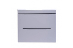 Тумба под раковину Style Line Бергамо мини 60 Люкс Plus, серый (СС-00002317)