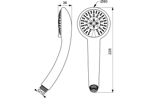 Душевая лейка Vidima Fresh (BA206AA) - 3