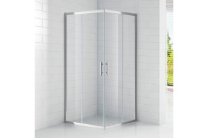 Душевой уголок Cezares Eco хром (ECO-O-A-2-80-C-Cr)