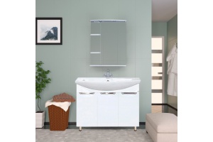 Тумба с раковиной Misty Лаванда 80 прямая - 2