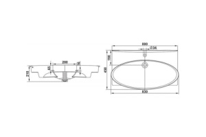 Тумба с раковиной Misty Элвис 80 белая глянцевая - 3