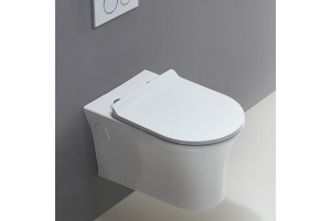 Унитаз подвесной BelBagno Ancona BB1224CHR безободковый - 2