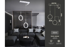 Подвесной светильник Ambrella FL FL5272 - 3