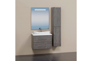 Тумба с раковиной Санта Венера 70 темное дерево - 2