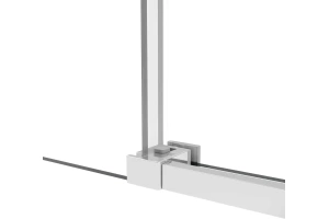 Душевая дверь Vincea Slim Soft 150х200 профиль хром стекло прозрачное - 3