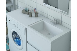 Раковина-столешница Style Line Даллас 150 белая правая - 3