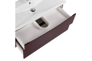 Тумба с раковиной BelBagno Marino-Cer 80 бордовый  - 3