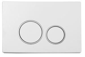 Кнопка смыва Boheme белый/хром (661)