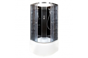 Душевая кабина Deto BM 90х90 хром (BM4590NBLACK)