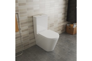 Бачок унитаза-компакта OWL Vind Cirkel-G, двойной слив 36л, арматура WDI - 2