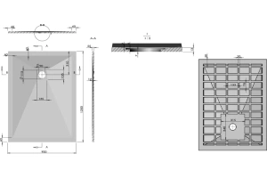 Поддон для душа Vincea 120х90 белый матовый - 2
