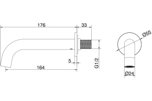 Излив Allen Brau Priority 5.31018-00 хром - 2