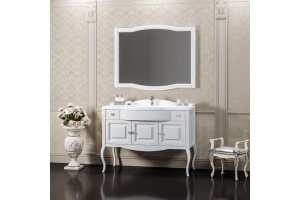 Тумба для комплекта Opadiris Лаура 120 белая матовая - 2