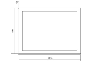 Зеркало Бриклаер Вега 125 с подсветкой - 3