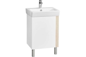 Тумба с раковиной Aquaton Кантри 55 белый-светлое дерево