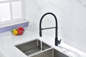 Смеситель для кухни Paulmark Halt темно - серый матовый - 3