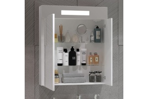 Зеркало-шкаф Opadiris Фреш 70 белый глянцевый - 2