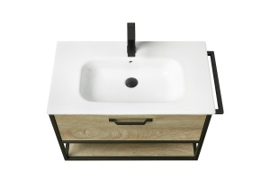 Тумба под раковину Aquaton Лофт Фабрик 80 светлое дерево