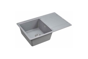 Мойка кухонная Paulmark Flugen 78 серый матовый - 2
