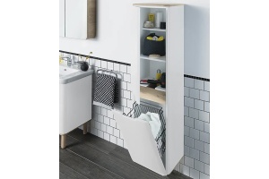 Шкаф-пенал VitrA Sento 40 левый белый - 3