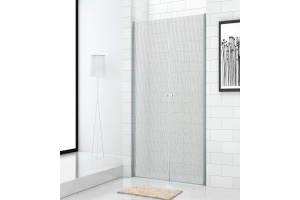 Душевая дверь в нишу Cezares ECO-O-B-2-90-P-Cr стекло punto - 2