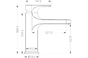 Смеситель Boheme Spectre 451-BR для раковины, бронза - 2