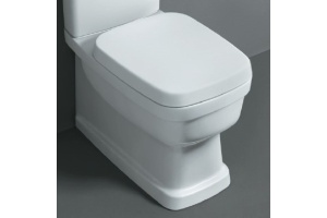 Чаша для напольного унитаза Simas Evolution белый, с сиденьем (EVO07)