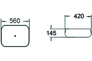 Раковина SantiLine SL-1045 - 2