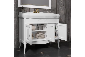 Тумба для комплекта Opadiris Лоренцо 100 белая матовая - 3