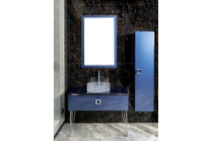 Тумба под раковину Armadi Art Lucido 80 синий - 2