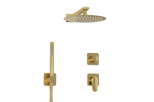 A2151.277.183.208.280.197.281  Встраиваемый комплект для душа с верхней душевой насадкой и лейкой