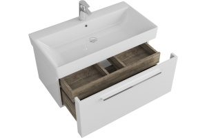 Тумба для комплекта Owl 1975 Ragnar 85 белая, 1 ящик, 1 внутренний - 2