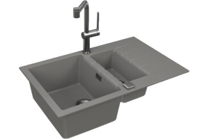 Мойка кухонная Alveus Cadit Granital 70 concrete - 2