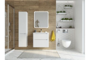 Тумба с раковиной STWORKI Монтре 70 белая - 2