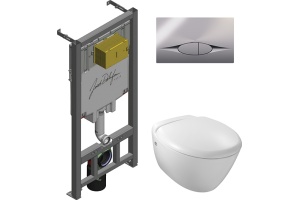 Комплект Jacob Delafon Presquile E29025-NF-M7 кнопка хром