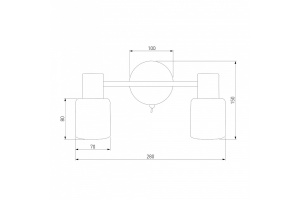 Бра Eurosvet Corso 20089/2 хром - 2