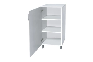 Тумба в ванную комнату со столешницей Misty Купер 50 L белая матовая - 2