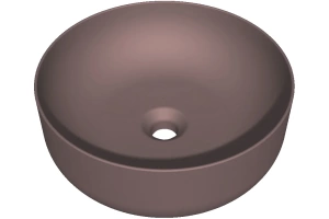 Раковина накладная Kerasan Nolita 40 бургундский матовый (534475)