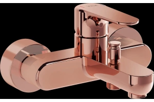 Смеситель для ванны с душем VitrA Root Round медный
